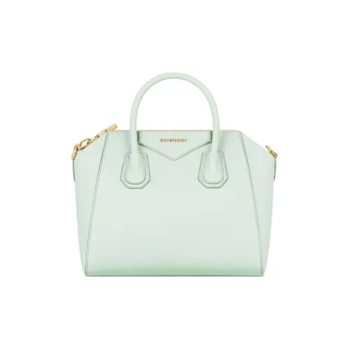 Givenchy Antigona Телячья кожа Сумка через плечо Сумка Маленькая Женская Светло-зеленая