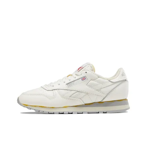 Reebok Classic Leather 1983 TV Винтаж Низкие Кроссовки для Бега Унисекс Экрю