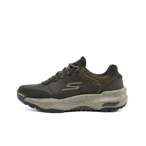 Skechers Go Walk Arch Fit Низкий Топ Casual Мужской Темно-Коричневый
