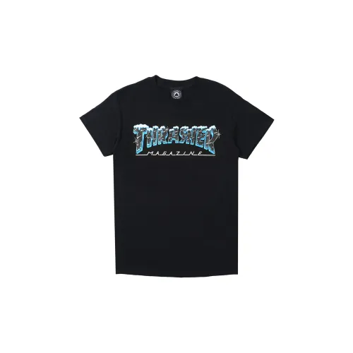 Thrasher FW22 T-Shirt US Version Unisex Black Тхрэшер FW22 Футболка Американская Версия Унисекс Черный