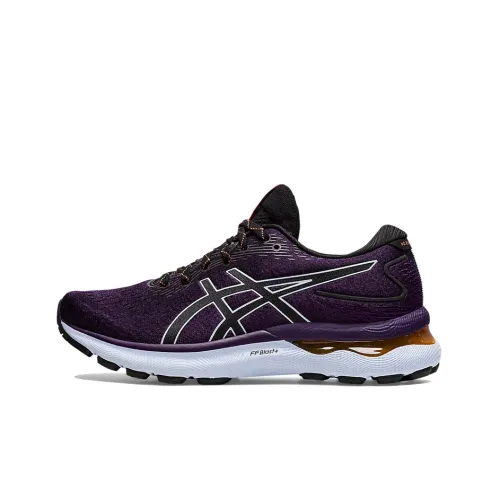 Asics Gel Nimbus 24 Low Топ Беговые кроссовки Женские Темно-фиолетовый Черный