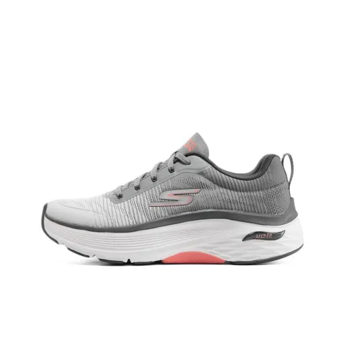 Skechers Max Cushioning Low Топ Беговые кроссовки Женские Серый
