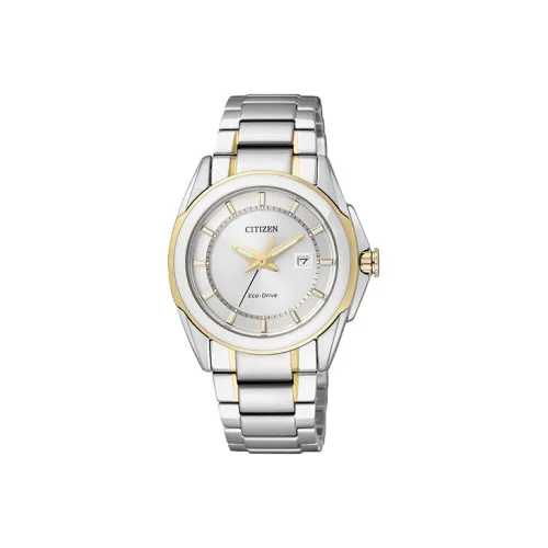 CITIZEN Ecology Drive Collection Светильник Кварцевый механизм Нержавеющая сталь Ремешок Часы Унисекс Серебристый циферблат