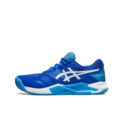 Asics Challenger 13 Clay Low Top Теннисные Кроссовки Мужские Синие Белые