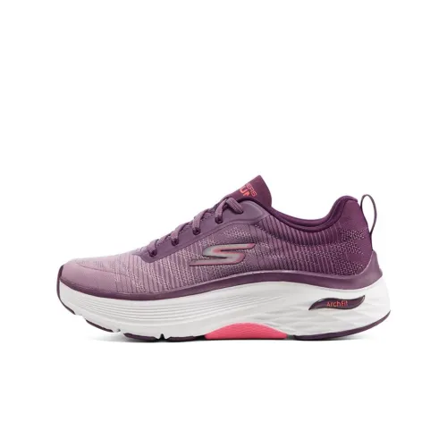 Skechers Max Cushioning Arch Fit Xingmai Collection Низкие кеды для бега Женские Фиолетовые Белые