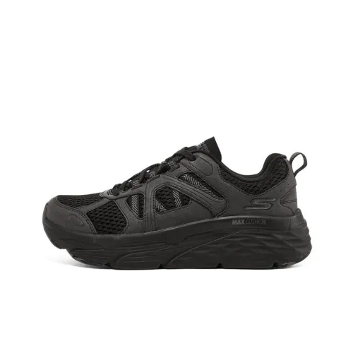 Skechers MAX CUSHIONING ELITE Низкий Топ Повседневная Беговая Обувь Женская Черная
