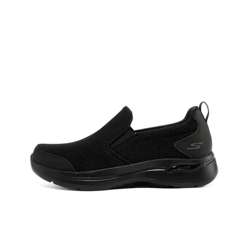 Skechers Go Walk Arch Fit Низкий Топ Casual Мужской Черный