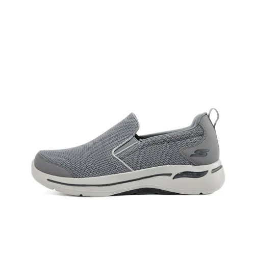 Skechers Go Walk Arch Fit Низкий Топ Casual Мужской Угольный Серый