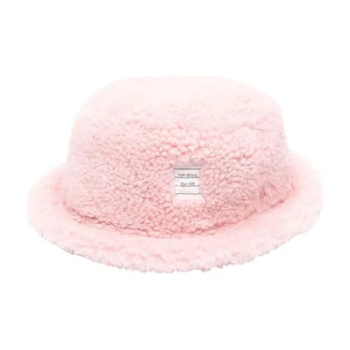 THOM BROWNE Cotton Bucket Hats Розовый Мужской