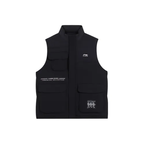 LINING Sports Fashion Collection Черный Мужской Пуховый жилет