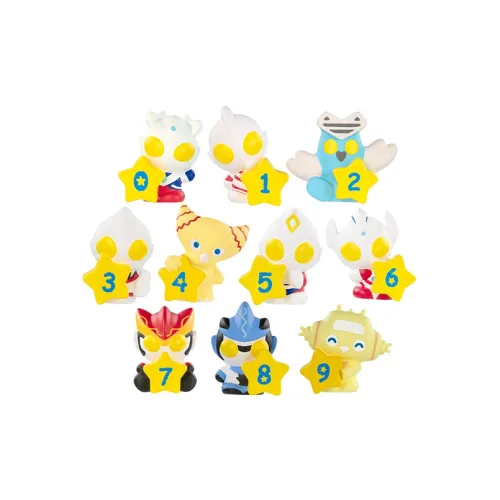 BANDAI Ultraman Happy Park Ultraman Cute Finger Toy Doll Happy Draw Full Box 5 Pack BANDAI Ультрамен Счастливый Парк Ультрамен Милый Кукла Пальца Счастливый Draw Полная Коробка 5 Штук