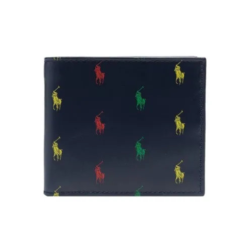 Polo Ralph Lauren Телячья кожа Кошелек Мужской Синий