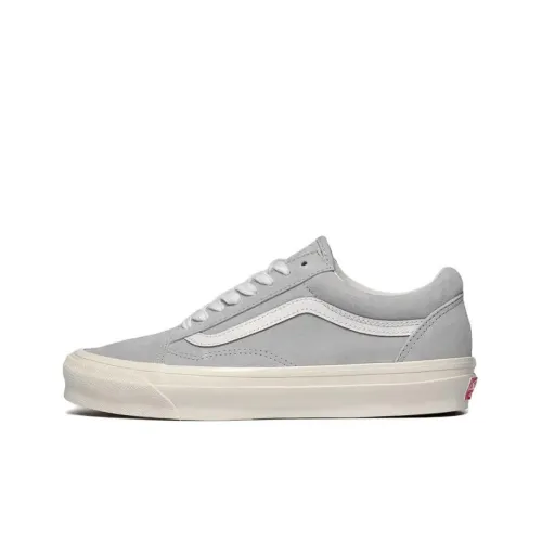 VANS Old Skool Collection Низкие Кроссовки для скейтбординга Унисекс Серый Белый
