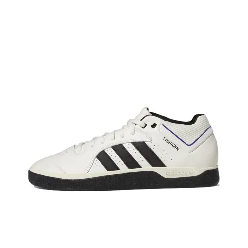 Adidas Originals Tyshawn Устойчивые к истиранию противоскользящие низкие скейтбордические кроссовки Мужские Белый Черный