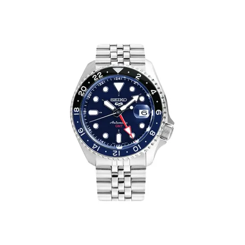 SEIKO Механический механизм Мужская серия 5 Часы 42,5мм*13,56мм Синий