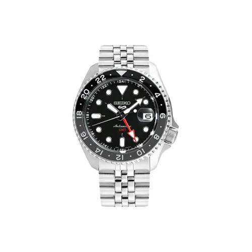 SEIKO Механический механизм Мужские часы Classic cans 42,5мм*13,56мм Черный