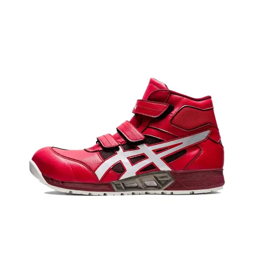 Asics Winjob High Топ Повседневная обувь Мужская Dynamic Красный Белый