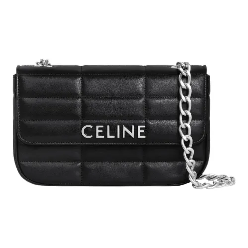 CELINE MATELASSE MONOCHROME серия Козья кожа Сумка через плечо Сумка на плечо Женская Черная