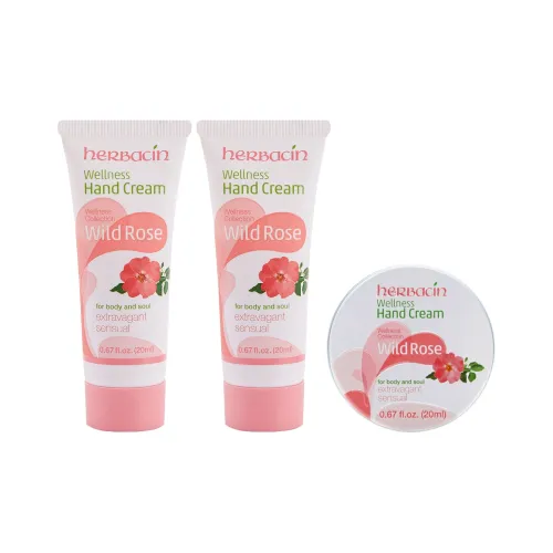 Herbacin He Benqing Розовый Классический Крем для рук Ароматический