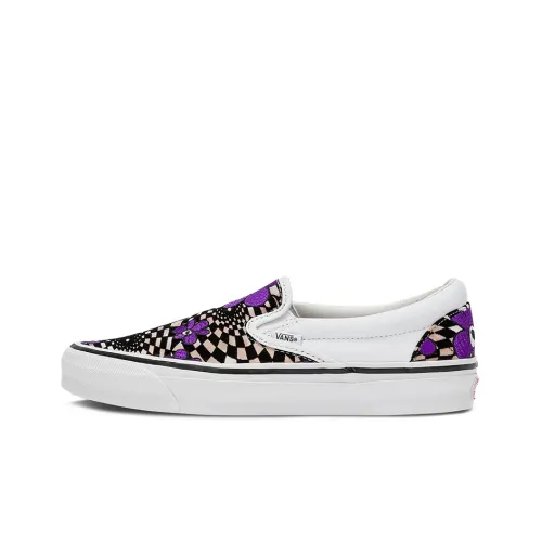 PERKS AND MINI x Vans Slip On Series LX Low Скейтборд Кроссовки Unisex Белый Черный Фиолетовый