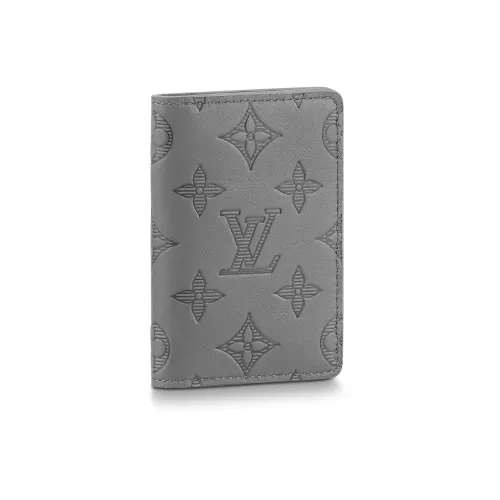 LOUIS VUITTON Кошелек из коровьей кожи мужской серый