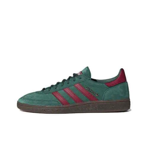 Adidas Originals Handball Spzl Slip Resistant Abrasion Resistant Легкий Низкий Топ Скейтборд Кроссовки Мужские Зеленый Красный