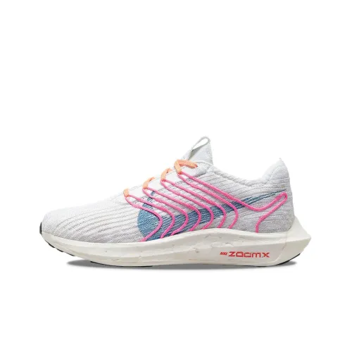 Nike Pegasus Turbo Next Nature Low Топ Беговые кроссовки Женские Белый Синий Розовый