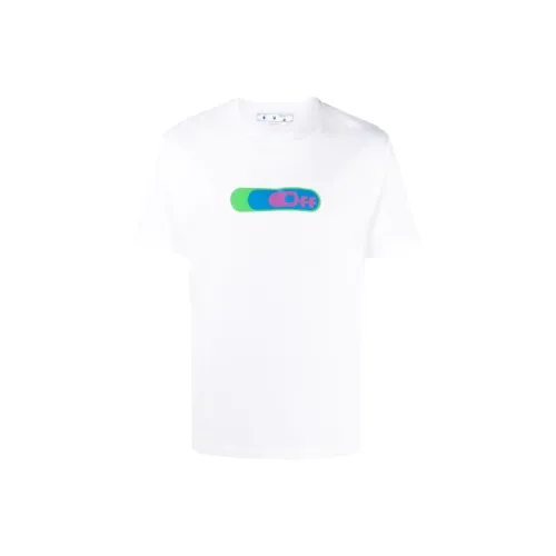 Off Белый Мужской T-Рубашки