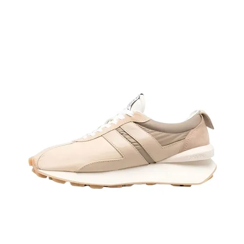Lanvin Bumpr Low Топ Повседневная обувь Мужская Бежевая