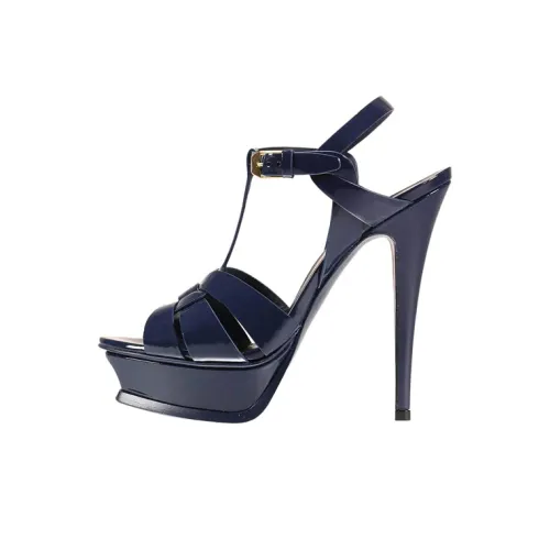 SAINT LAURENT TRIBUTE One Ремешок Сандалии Женские Синие