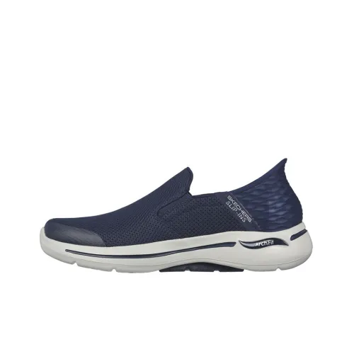 Skechers Go Walk Arch Fit Низкий Топ Casual Мужской Синий