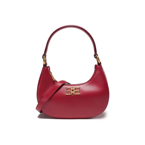 BALLY B Цепочка Кожа Сумка Сумка через плечо Мини Женская Красная