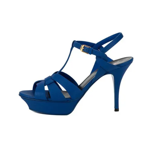 SAINT LAURENT TRIBUTE One Ремешок Сандалии Женские Синие