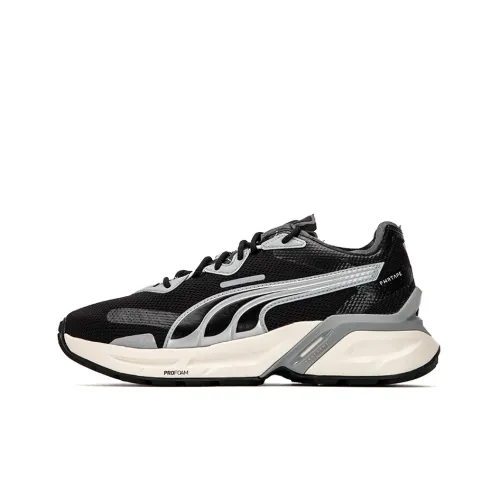 PUMA Pwrframe MID Топ Повседневный Унисекс Черный Белый Серебристый