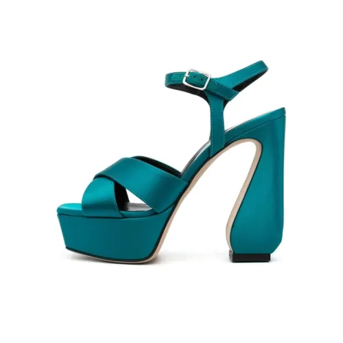 SERGIO ROSSI One Ремень Сандалии Женские Синие