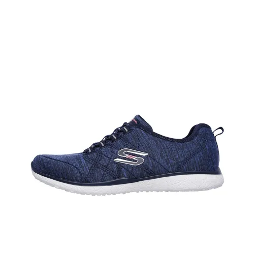 Skechers DE Женская Microburst Low Топ Повседневная обувь Женская Синяя