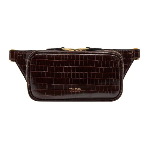 TOM FORD Кожа Бананка Маленький Мужской Коричневый