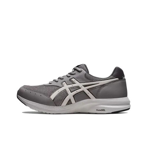 ASICS Gelfan Walker Low Топ Беговые кроссовки Мужские Серый Белый 4E Ширина