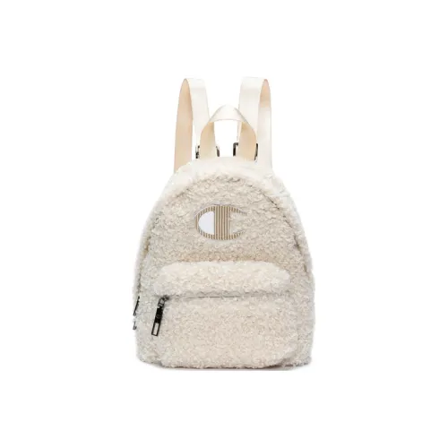 Champion Plush Backpack Medium Unisex White Чемпион Плюшевый Рюкзак Средний Унисекс Белый