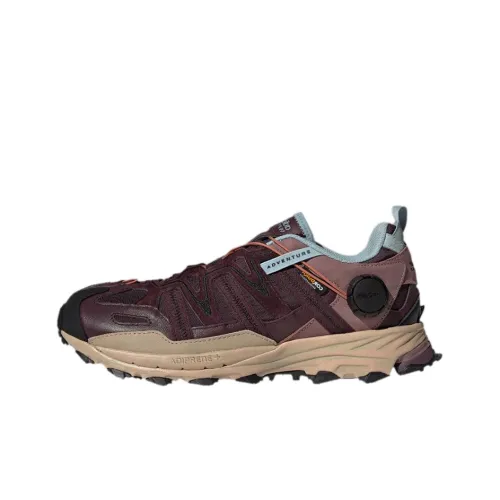 Adidas Originals Hyperturf Устойчивый к истиранию Низкий Топ Casual Унисекс Темно-фиолетовый