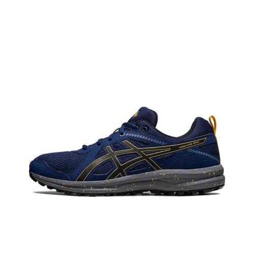 Asics Gel Torrance 1 Low Топ Беговые кроссовки Мужские Синий Черный Желтый