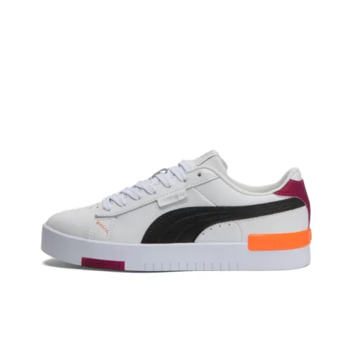 PUMA Jada Low Топ Кроссовки для скейтбординга Женские Белые Черные Фиолетовые