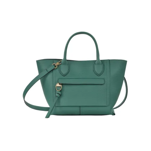 LONGCHAMP Mailbo Коровья кожа крупнозернистая Сумка через плечо Сумка среднего размера Женская Кипарисово-зеленый
