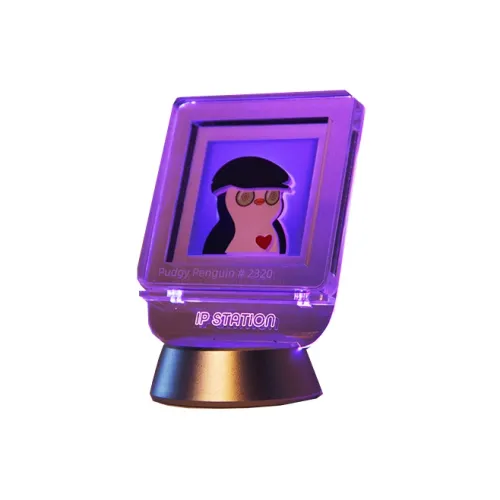 IP XIAOZHAN NFT Коробка Неон SHINE Неон SHINE Collection Кристальная Коллекционная Слепая Коробка Одиночная Blind Коробка