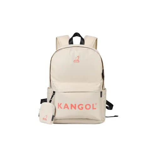 KANGOL Nylon Backpack Large Unisex Ecru KANGOL Нейлон Рюкзак Большой Унисекс Экрю