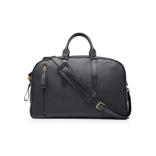 TOM FORD Сумка через плечо из кожи мужская черная