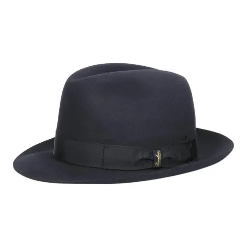 Borsalino Felt Cylinders Dark Blue Men's