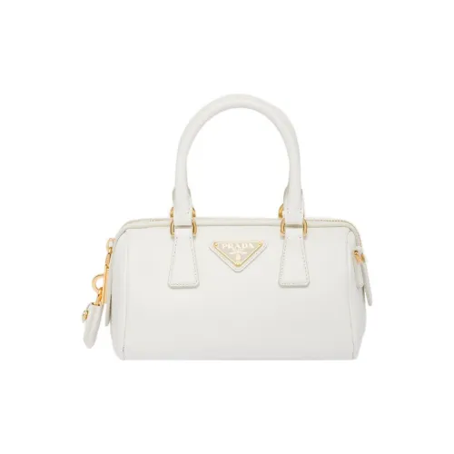 PRADA Saffiano кожа через плечо сумка женская белая