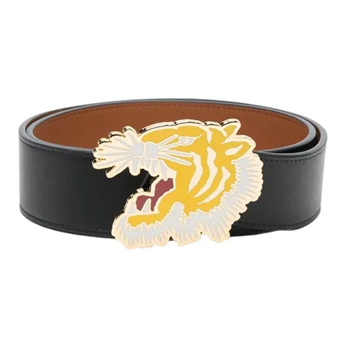 KENZO Ремни из коровьей кожи, черные, мужские