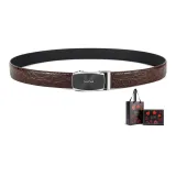 Коричневый принтер, ленты, серебряная пряжка + премиум коробка.